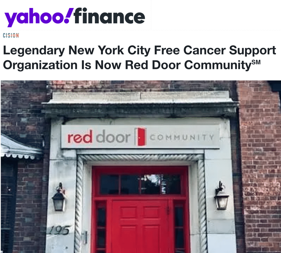 Legendary New York City Free Cancer Support Organization Is Now Red
