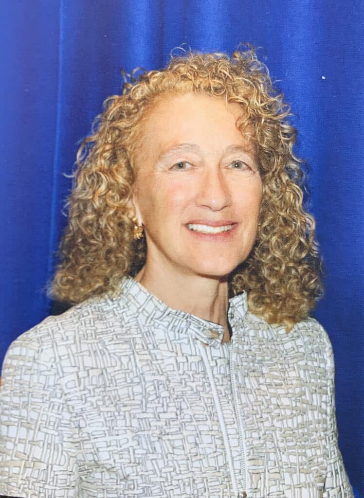 Head Shot of Dr. Sharon Mates Co-founder, Chairman and CEO of Intra-Cellular Therapies, which was recently acquired by J&J, and former Board member of Gilda’s Club NYC (now RDC).